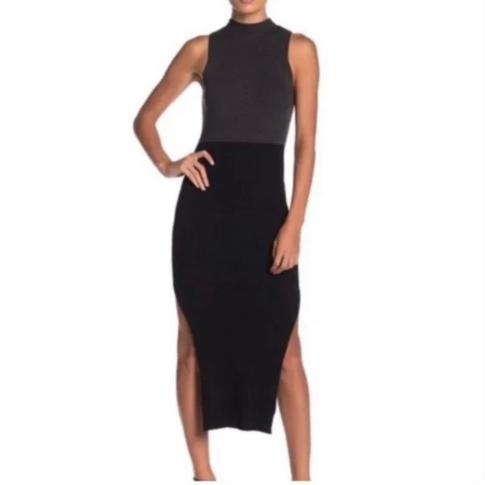 n:Philanthropy Jolie Side Slit Sweater Midi Dress SZ M EUC - Picture 2 of 7
